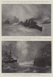 The Dispersal of the Fleet, the Naval Evolution before the King, 18 August